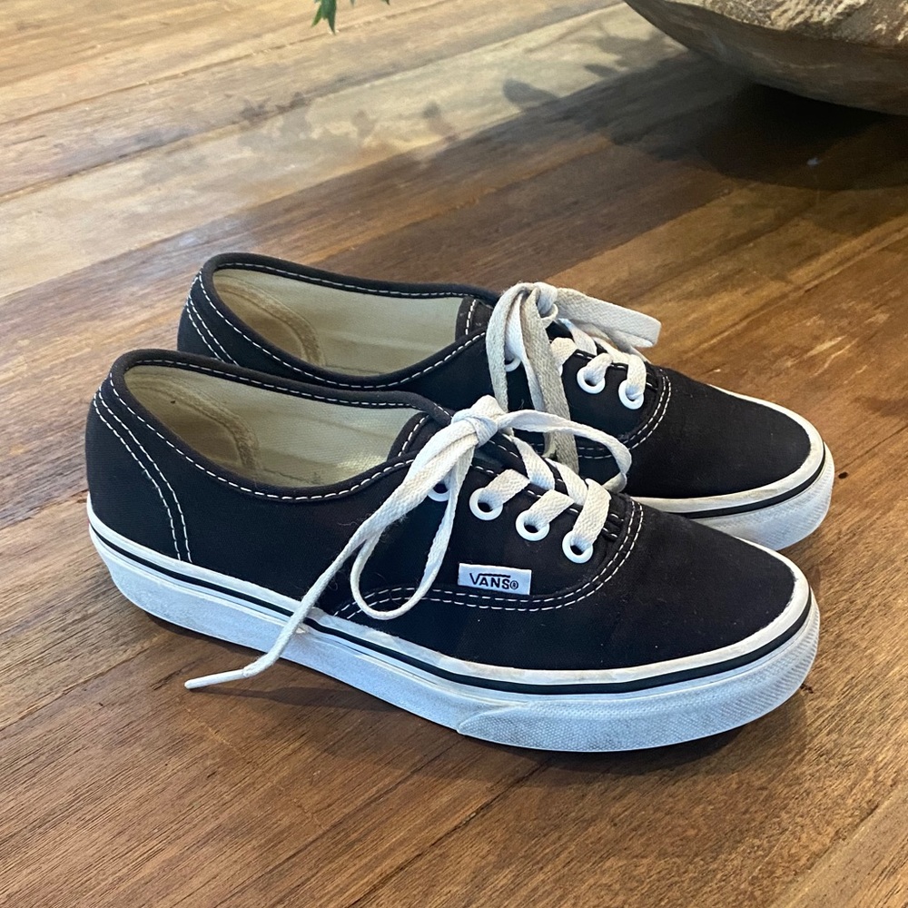 Woman’s Black Vans